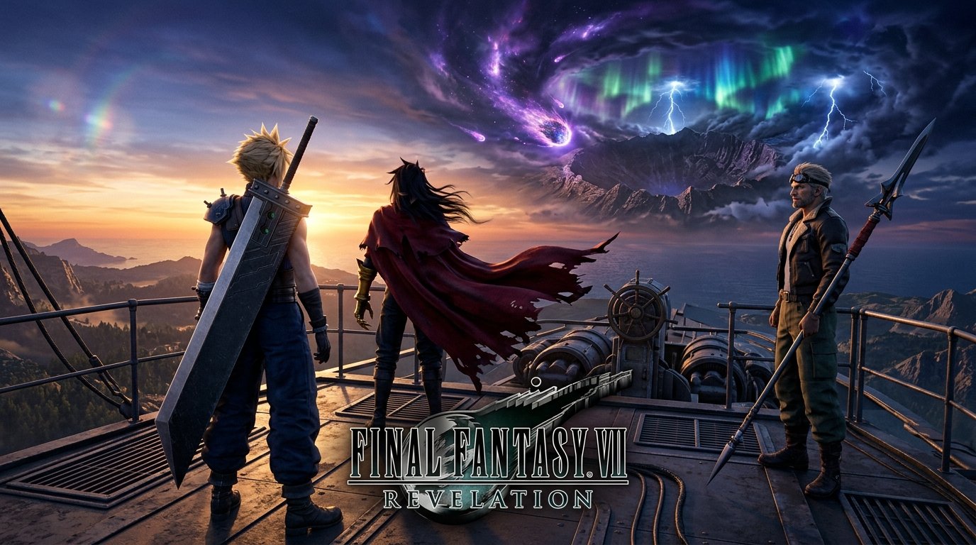 Final Fantasy 7 Revelation Highwind Flight and Northern Crater Showdown Banner