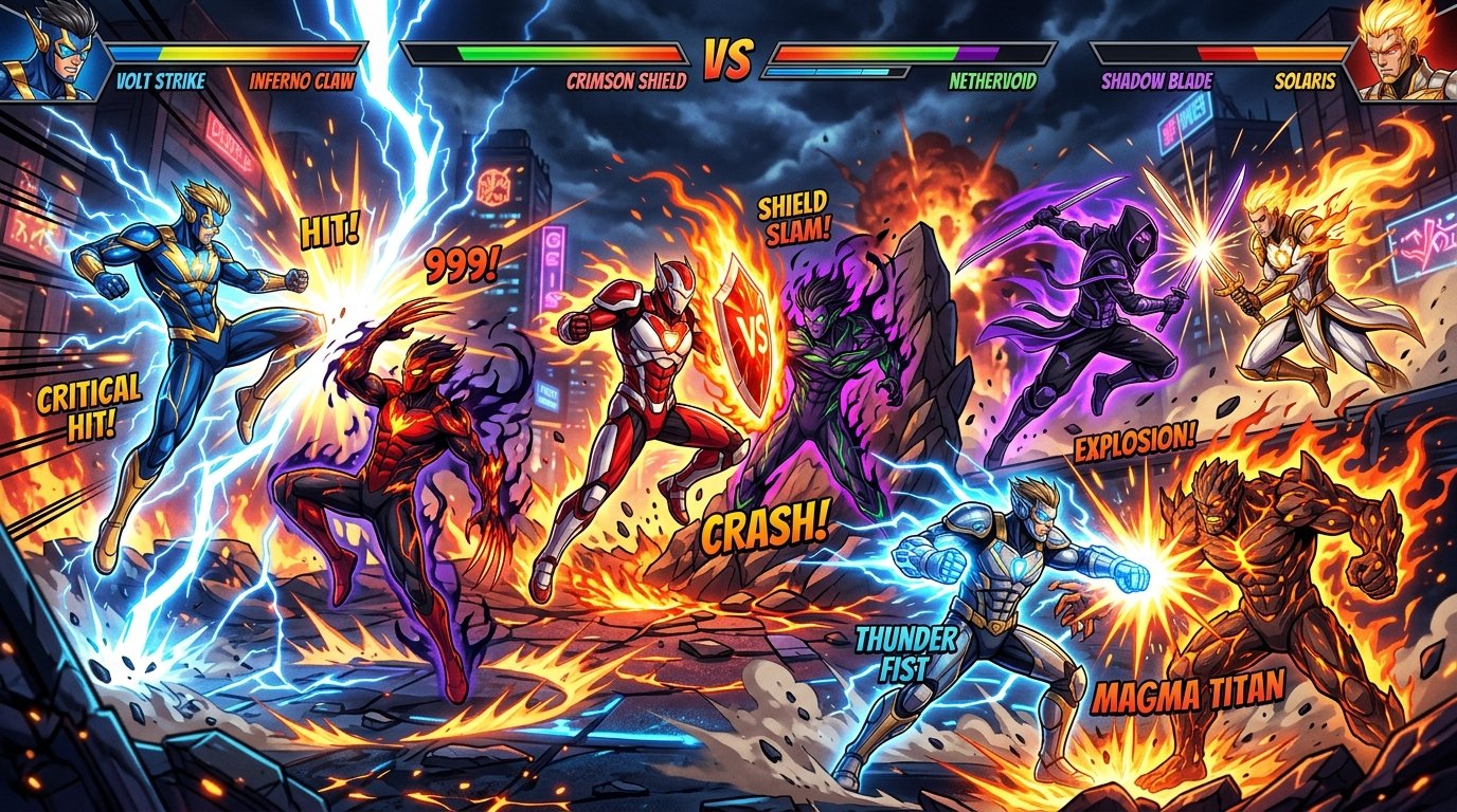 Marvel Tokon Fighting Souls 4v4 Anime Tag Team Fighting Game Battle