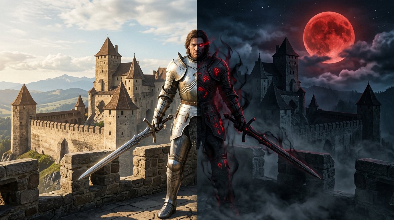 Coen the Dawnwalker Human by Day Vampire by Night in 14th Century Carpathia