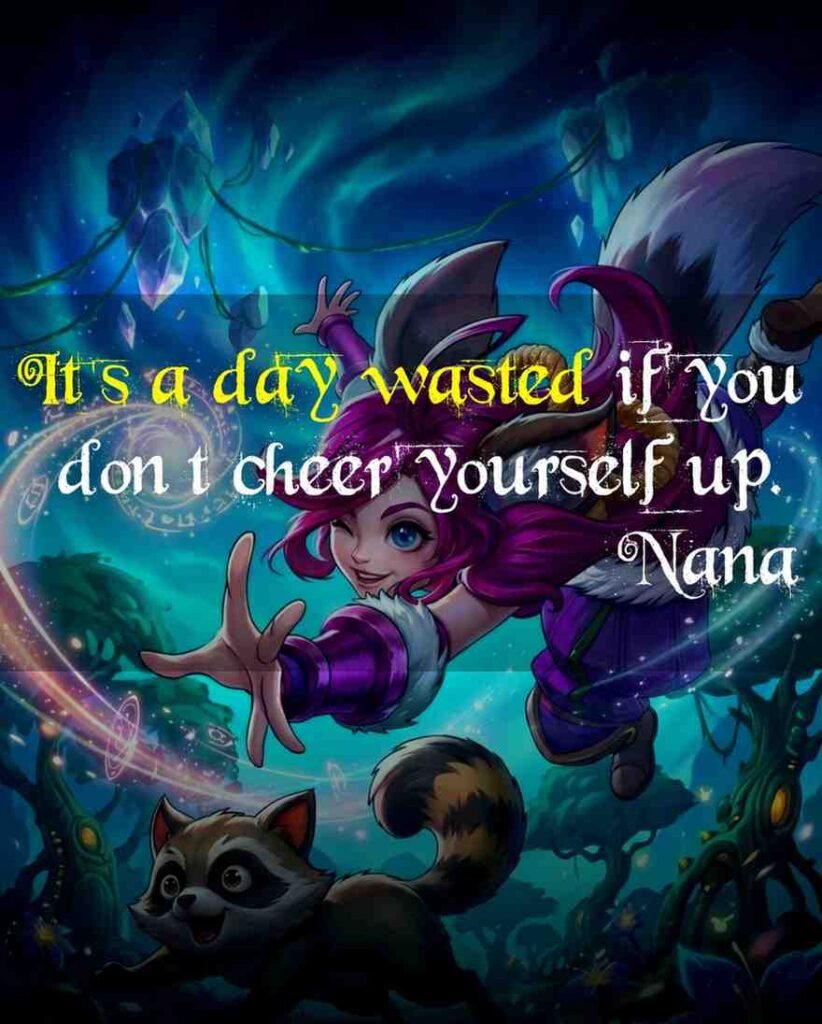Nana's inspirational quote from MLBB